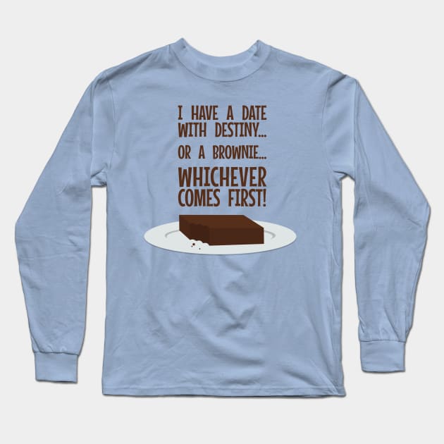 Destiny VS Brownie Long Sleeve T-Shirt by linesXofXfury